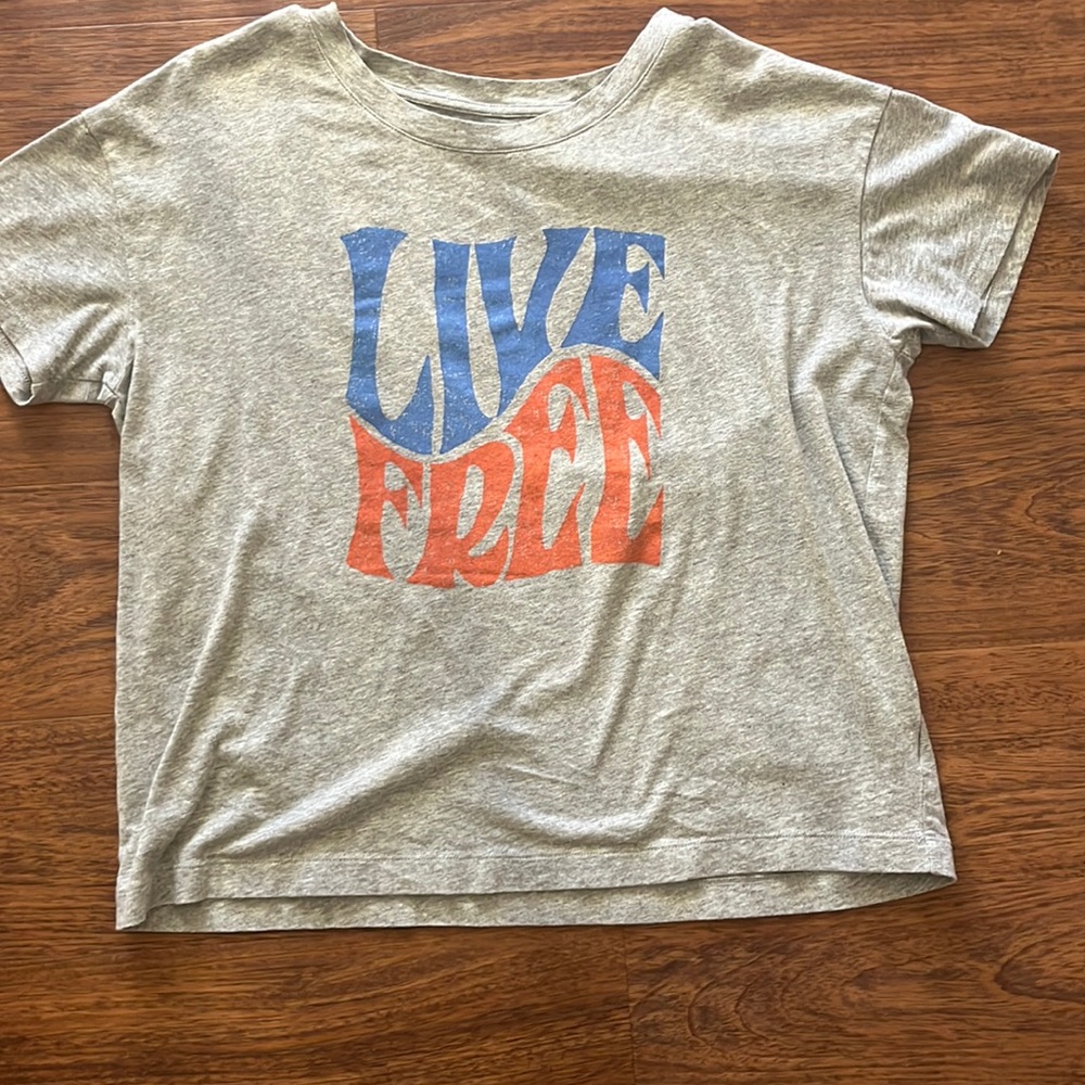 Old navy “Live Free” t shirt in a women’s size medium